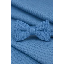 Noeud Papillon Tricot bleu clair — sur mesure — Costume Privé Paris