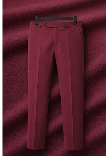Pantalon chino rose — sur mesure — Costume Privé Paris