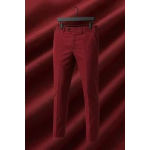 Pantalon chino rouge brique — sur mesure — Costume Privé Paris