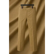Pantalon chino ocre — sur mesure — Costume Privé Paris