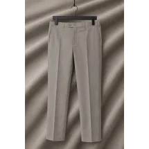 Pantalon chino gris clair mastic — sur mesure — Costume Privé Paris