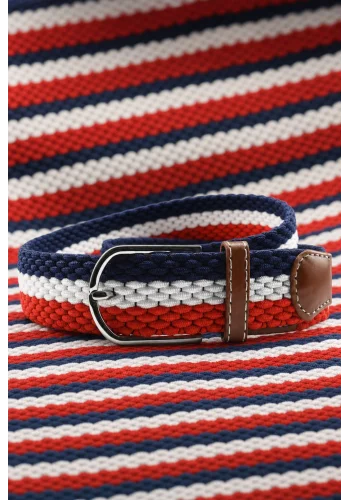 Ceinture Tressée tricolore — sur mesure — Costume Privé Paris