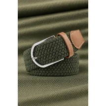 Ceinture Tressée Vert — sur mesure — Costume Privé Paris