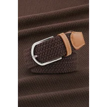 Ceinture Tressée Marron — sur mesure — Costume Privé Paris