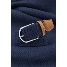 Ceinture Tressée Bleu — sur mesure — Costume Privé Paris