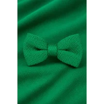 Noeud Papillon Tricot vert intense — sur mesure — Costume Privé Paris