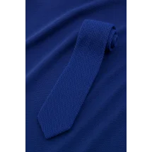 Cravate Tricot Bleu Roi — sur mesure — Costume Privé Paris