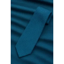 Cravate Tricot Bleu Indigo — sur mesure — Costume Privé Paris