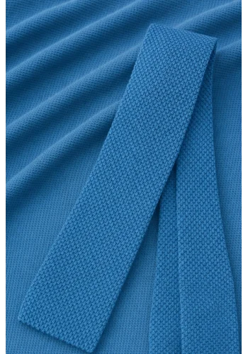 Cravate Tricot Bleu Ciel — sur mesure — Costume Privé Paris