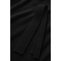 Cravate Tricot noir — sur mesure — Costume Privé Paris