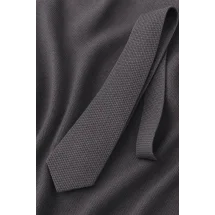 Cravate Tricot Gris Foncé — sur mesure — Costume Privé Paris