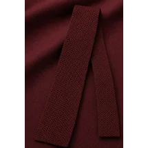 Cravate Tricot Bordeaux — sur mesure — Costume Privé Paris