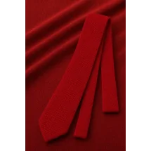 Cravate Tricot Rouge Foncé — sur mesure — Costume Privé Paris