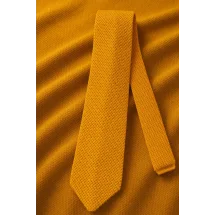 Cravate Tricot jaune doré — sur mesure — Costume Privé Paris