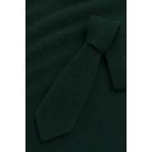 Cravate Tricot Vert Foncé — sur mesure — Costume Privé Paris