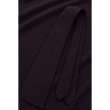 Cravate Tricot Violet Foncé — sur mesure — Costume Privé Paris