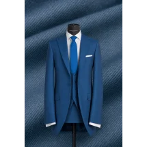 Costume Bleu indigo 3 pièces — sur mesure — Costume Privé Paris