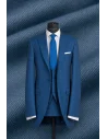 Costume Bleu indigo 3 pièces — sur mesure — Costume Privé Paris