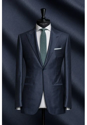 Costume Cérémonie bleu nuit — sur mesure — Costume Privé Paris