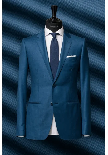 Costume Bleu Turquoise — sur mesure — Costume Privé Paris