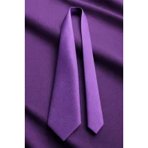 Cravate violet — sur mesure — Costume Privé Paris