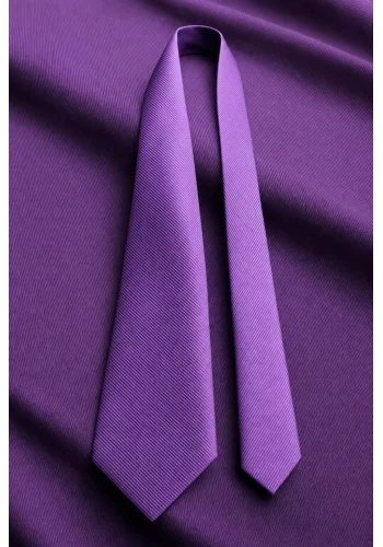Cravate violet — sur mesure — Costume Privé Paris