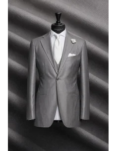 Costume Gris argent 3 pièces