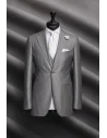 Costume Gris argent 3 pièces — sur mesure — Costume Privé Paris