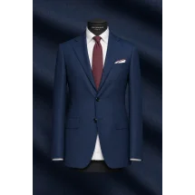 Costume Bleu faux-uni — sur mesure — Costume Privé Paris