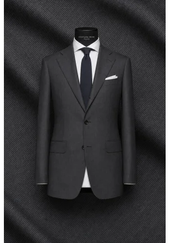 Costume Gris Anthracite serge — sur mesure — Costume Privé Paris