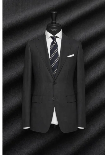 Costume Gris Anthracite fil à fil — sur mesure — Costume Privé Paris