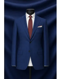 Costume Bleu intense faux-uni