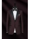 Smoking Bordeaux — sur mesure — Costume Privé Paris