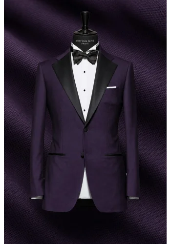 Smoking Violet Purple — sur mesure — Costume Privé Paris
