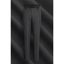 Pantalon Gris Anthracite Flanelle — sur mesure — Costume Privé Paris