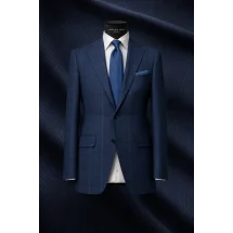 Costume Bleu Prince de Galles — sur mesure — Costume Privé Paris