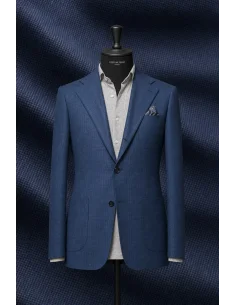 Blazer Bleu natté