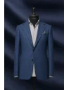 Blazer Bleu natté — sur mesure — Costume Privé Paris