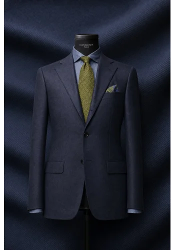 Costume Bleu Flanelle — sur mesure — Costume Privé Paris