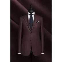 Blazer Bordeaux Flanelle — sur mesure — Costume Privé Paris