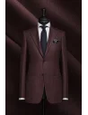 Blazer Bordeaux Flanelle — sur mesure — Costume Privé Paris
