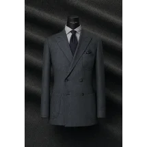 Costume Vert Flanelle — sur mesure — Costume Privé Paris