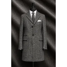 Manteau Gris Anthracite — sur mesure — Costume Privé Paris