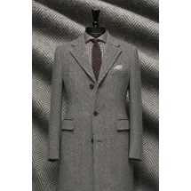 Manteau Gris — sur mesure — Costume Privé Paris