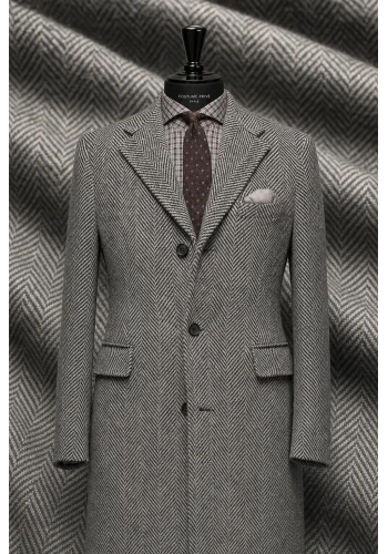 Manteau Gris — sur mesure — Costume Privé Paris