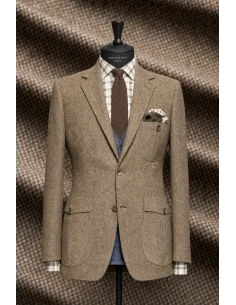 Blazer Marron Tweed