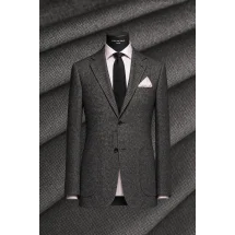 Costume Gris Caviar — sur mesure — Costume Privé Paris