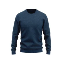 Pull col rond bleu indigo | Costume Privé Paris