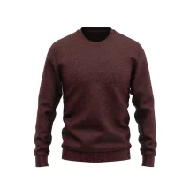 Pull col rond bordeaux | Costume Privé Paris
