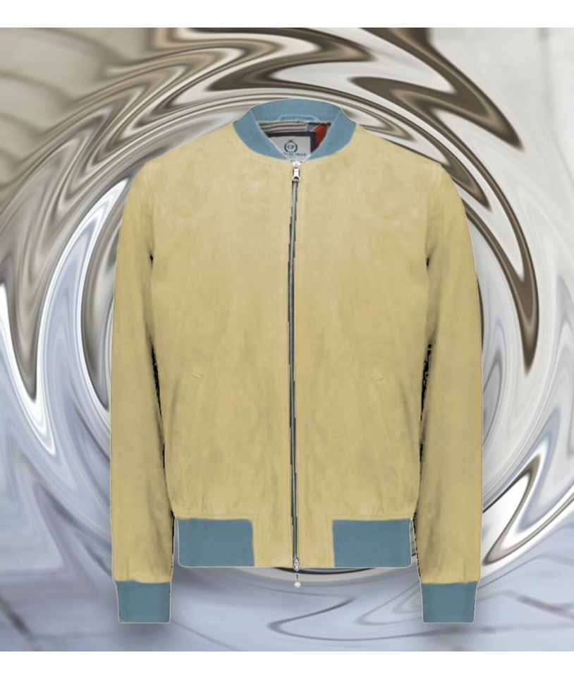 Blouson Suede écru MA1 Steve